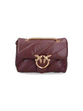 Pinko Love Puff Mini Bag - Bordeaux