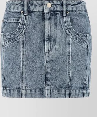 Isabel Marant juana skirt belt loops back front pockets