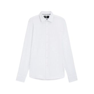 HUGO BOSS Heren, Overhemden, Wit, Maat: 3XL Leer