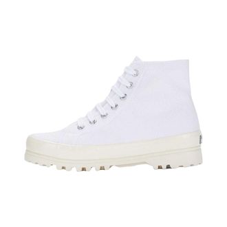 Superga Alpina 2341 Shiny Gum Sportschoenen voor volwassenen (Wit/Glanzend Gebroken Wit)