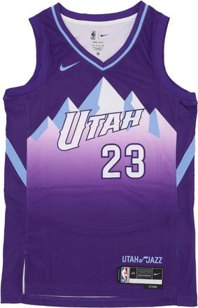 Nike NBA Swingman Tank Top Utah Jazz - Heren - Fitness - Paars - XL - Polyester - Fitness