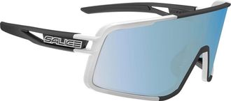 Salice Blauwe Kat Zonnebril Wit Zwart - unisex - Zonnebrillen - Wit - ONE Size - Accessoires