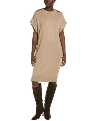 Brunello Cucinelli Cashmere & Silk-Blend Sweaterdress