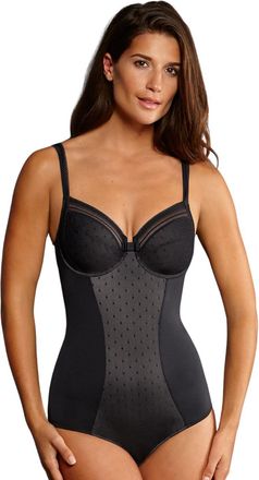 Rosa Faia Womens 3403 Emily Underwired Body - Black Nylon - Size 42B