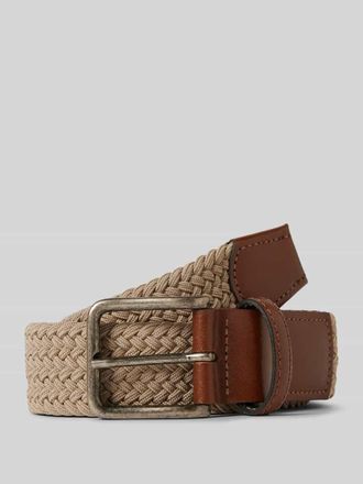 Lloyd Gürtel in Flecht-Optik in Beige, Größe 100