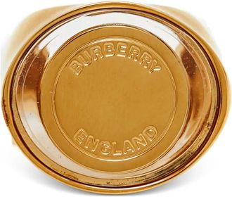 Burberry Anello inciso - Oro