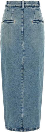 ARMARIUM Womens Lula Skirt Blue Cotton