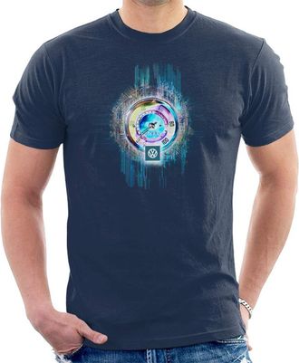 Volkswagen VW Speedometer Mens T-Shirt Navy Blue