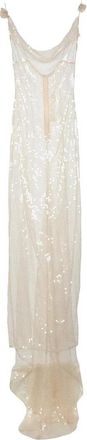 Magda Butrym Sequin Dress - Beige
