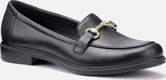 Hotter Womens Clovelly Womens Wide Fit Loafers - Black - Size: 4.5