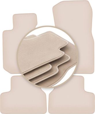 OEM Alfombrillas Premium Beige Para Bmw I4 G26 2021-2022