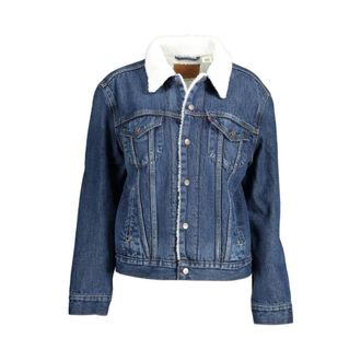 Levi's Denim Jackets, female, Blue, Size: XS Cotton Jacket