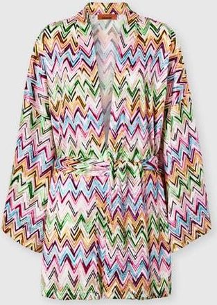 Missoni Cover-up In Stretch Viscose With Lace And Zigzag Motif in Multicoloured at Nordstrom, Size X-Small