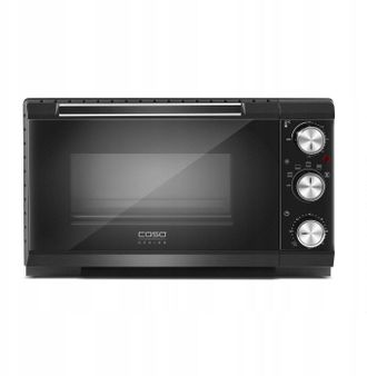 Caso Design To20 Mini Horno El&eacute;ctrico Negro 20 Litros