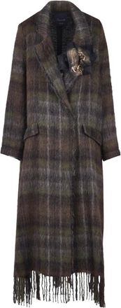 Souvenir Single-Breasted Coats - Dames - Mantel - Groen - S - Jassen