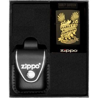 OEM Juego De Encendedores Zippo Harley Davidson Eagle Regalo N.&ordm; 3