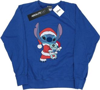 Disney Dames/Dames Lilo And Stitch Kerst Sweatshirt (Koningsblauw)