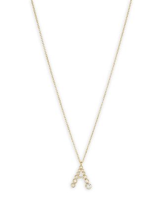 Sophie Bille Brahe 18kt gerecycled geelgouden Soprano A halsketting met diamant