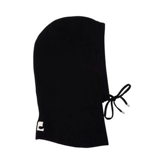Courr&egrave;ges Merino Balaclava - Dames - Accessoires - Zwart - Maat: ONE Size Wol