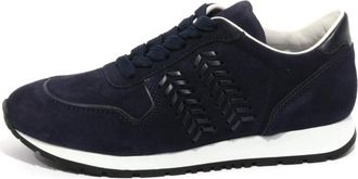 Tod's Sportieve Veterschoenen Gemaakt in Itali&euml; - Dames - Sneakers - Blauw - 35 EU - Schoenen