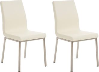 Clp Clp - Set De 2 Sillas De Comedor Colmar Crema