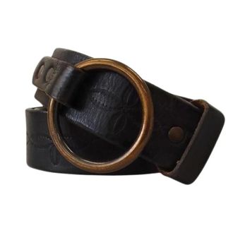 Ralph Lauren Pre-owned Lederen Riem - Dames - Pre-owned - Zwart - Maat: ONE Size Leer