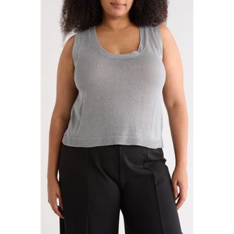 Max Studio Sweater Tank in Slate at Nordstrom Rack, Size 3X