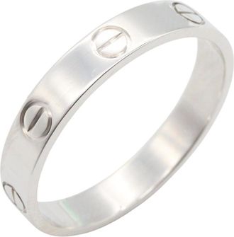 Cartier White Gold White Gold (18K) Band Ring (Pre-Owned)