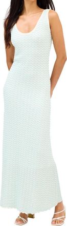 Allison New York Reid Maxi Dress In Ivory/aqua
