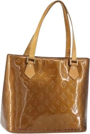 Louis Vuitton Pre-owned Vintage Tote Bag - Dames - Vintage Shopper - Bruin - ONE Size - Leer - Vintage