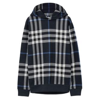 Burberry Ferryton Blauwe Geruite Hoodie