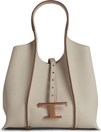 Tod's Tods Tijdloze minitas in wit leer