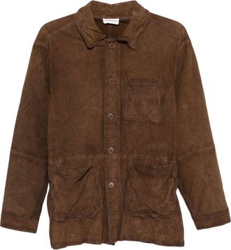 Parosh Womens Jackets Leather Brown