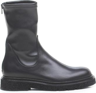 Guglielmo Rotta Krems - Dames - Enkellaarsjes - Zwart - 35 EU - Leer - Schoenen