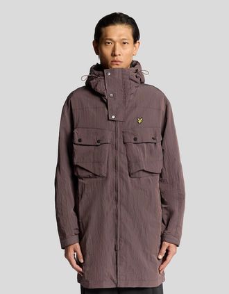 Lyle & Scott Lyle And Scott Mens Water Resistant Guard Parka - Brown - Size: 44/Regular
