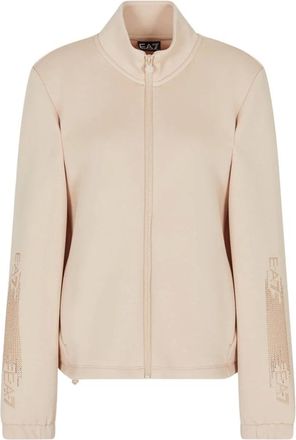 Emporio Armani Mujer, Sudaderas, Beige, Talla: XS