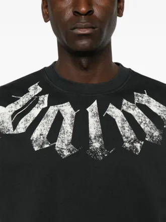 Palm Angels Logo-Print T-Shirt - Black