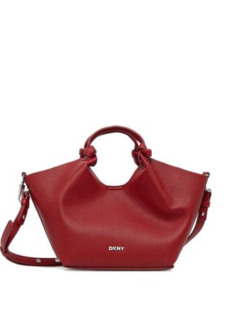 DKNY knotted handle tote bag - women - Polyurethane - OS - Red