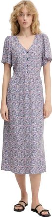Marc O'Polo Vestido Midi de Crep&eacute; y Viscosa - Dresses - Mujer - Multicolor - S