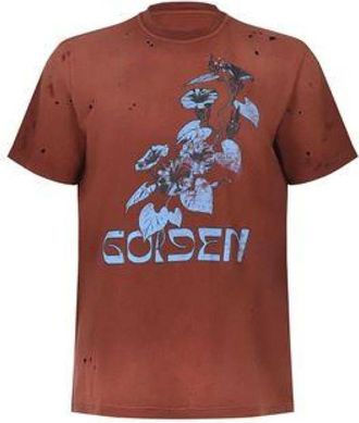 Golden Goose Journey T-Shirt Regular - female - Golden Goose - T-Shirts - Orange - M - Tops