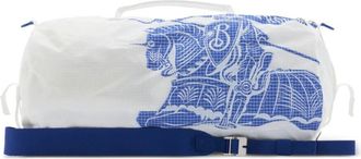 Burberry medium EKD logo-print duffle bag - men - Polyamide - One Size - White