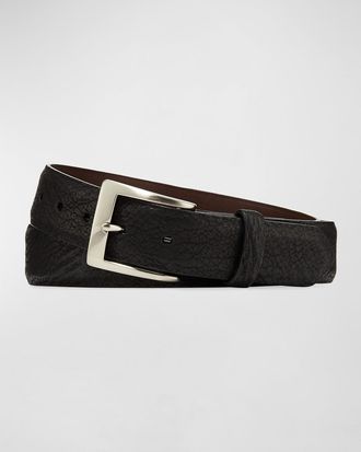 W. Kleinberg Mens Sharkskin Belt