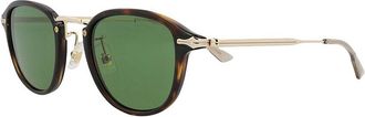 Montblanc Mens Mb0336s 48Mm Sunglasses