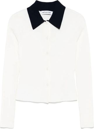 Self Portrait Merino Wool Cardigan