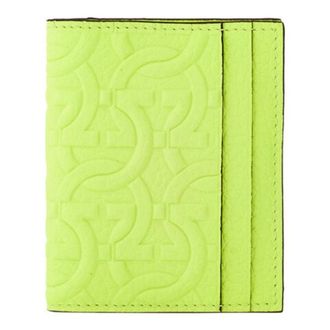 Ferragamo Gancio Embossed Leather Bifold Card Case