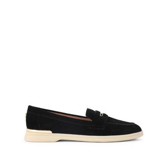Carvela Womens Suede Fia Loafer Loafers - Black - Size UK 3