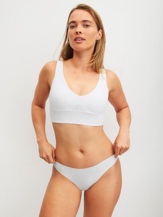 CALIDA Bustier CALIDA Natural Skin, Damen, Gr. XS (36/38), N-Gr, star wei&szlig;, Interlock, Obermaterial: 83% Modal (TENCEL), 17% Elasthan, BHs Bustier, aus weich