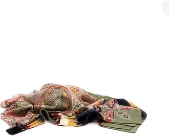 Etro Wool And Silk Shawl With Print
