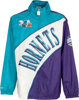 Mitchell & Ness NBA Gebogen Windbreaker Jas - Heren - Zomerjassen - Veelkleurig - M - Polyester - Jassen