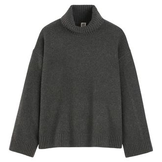 La Redoute Collections Trui met rolkraag in donzig tricot